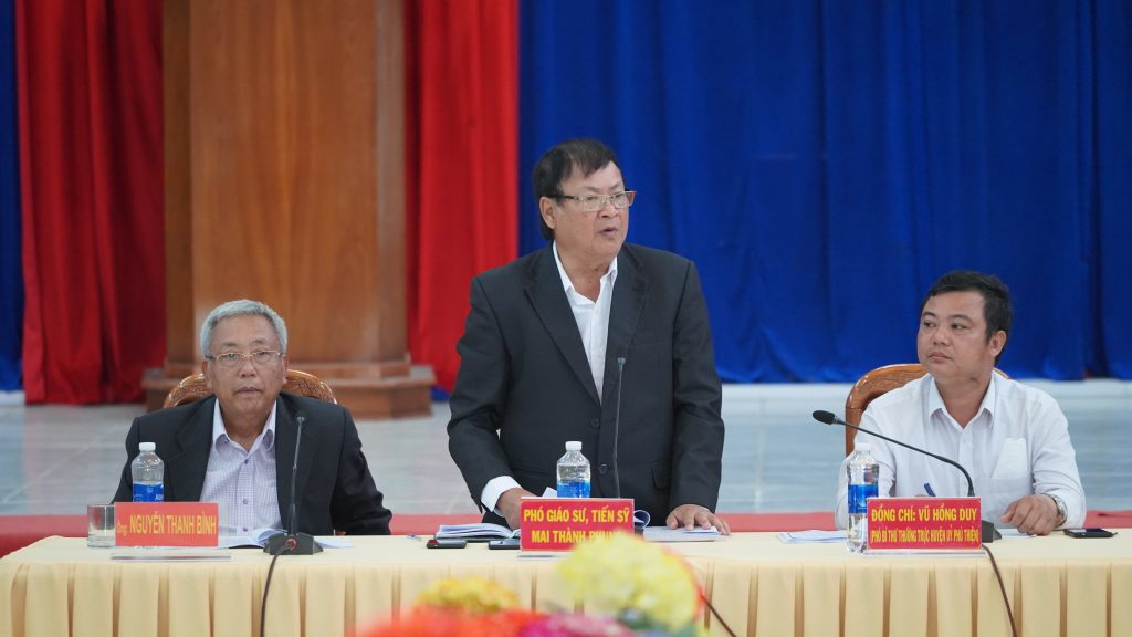 PGS.TS Mai Thành Phụng – Phó Chủ tịch Hội làm vườn Việt Nam